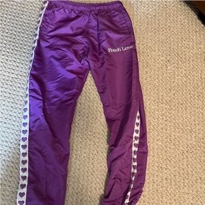 Fresh Love Purple Track Pants